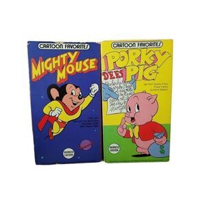 Cartoon Favorites Porky Pig Cartoons VHS